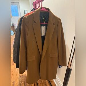 Zara Basics Brown Coat